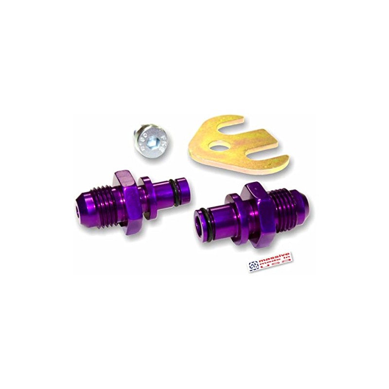 Massive Perfekonnection Power Steering Rack -6 AN Conversion Fittings 00-11