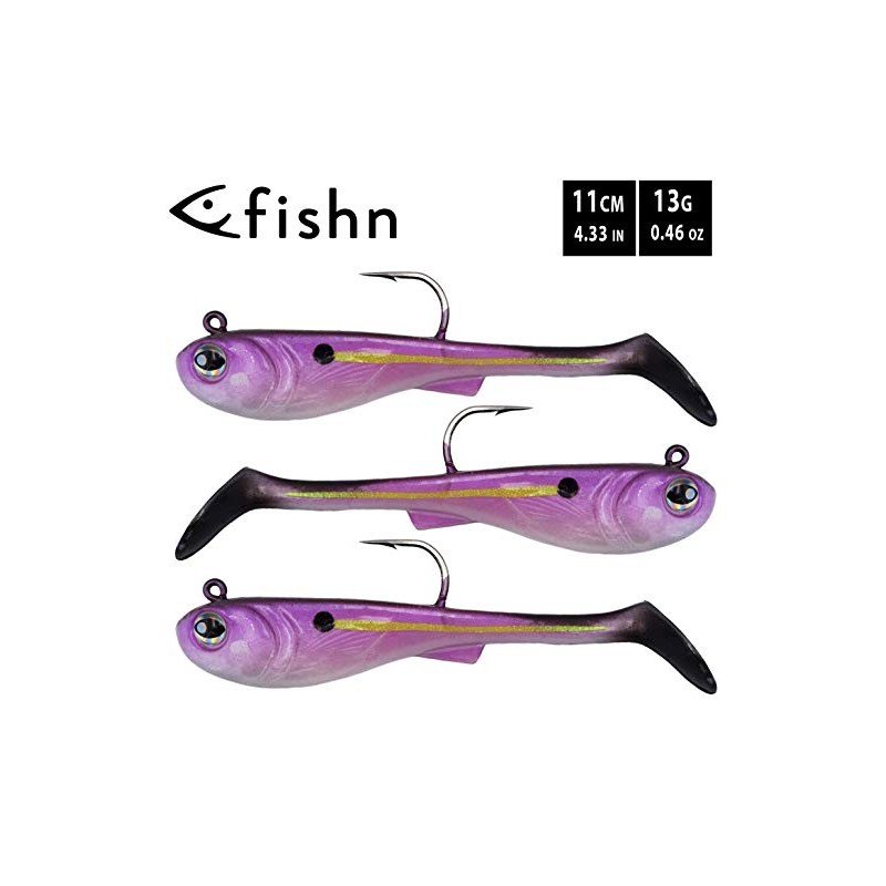 FISHN® GRUMPYbaby Rubberfish Set - Weight: 13g, Length: 11cm -