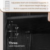 Yaheetech 6-Tier Open Bookcase and Bookshelf, Modern Simple Floor Standing