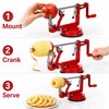 Apple Peeler Slicer for Kitchen Use - 3-in-1 Manual Fruit
