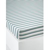 Vertbaudet Quel Chantier Oeko-Tex® Children's Fitted Sheet Natural Green 90