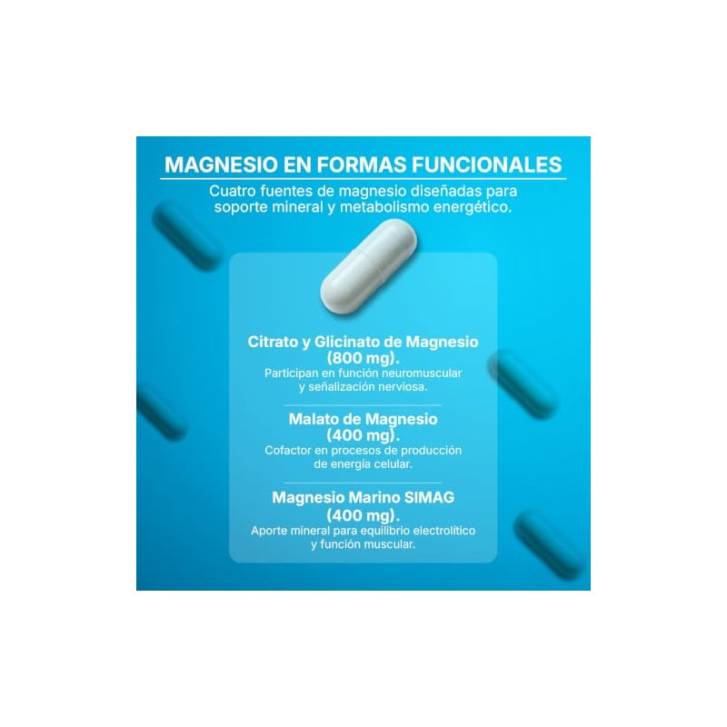 Magni 4 Complex 4 Formas de Magnesio