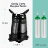 AdirMed Dual Oxygen Tank Holder for Wheelchair - Oxygen Storage