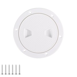 SLRVPVWO 4'' Round Boat Hatch, Non-Slip Marine Boat Deck Hatch Cover, Detachable Cover for Marine Ships Yacht