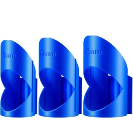 Lagging Cutting Tool 3PCS,Pipe Insulation Cutter Guide for 15mm,22mm,28mm Copper Pipes,Pipe Lagging Tool Precise 45 Degree Angles,Ideal for Pipe Wrap and Mitre Cuts (Blue)