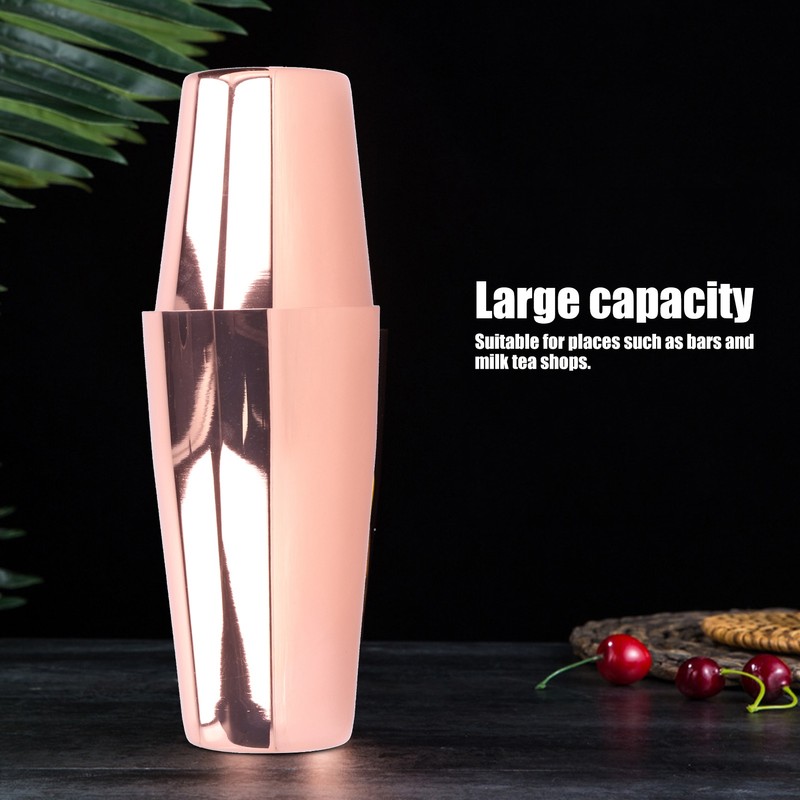 Boston Shaker Stainless Steel Cocktail Wine Drink Shaker Mixer Shaking