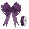 Ribreeze Dark Purple Burlap Wired Ribbon 1-1/2 Inch x 10
