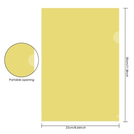 Pack of 30 A4 Document Wallets, Plastic Document Case, Transparent Pockets, A4 Folder, Document Folder, Document Folders for Office, School, Home (Colourful)