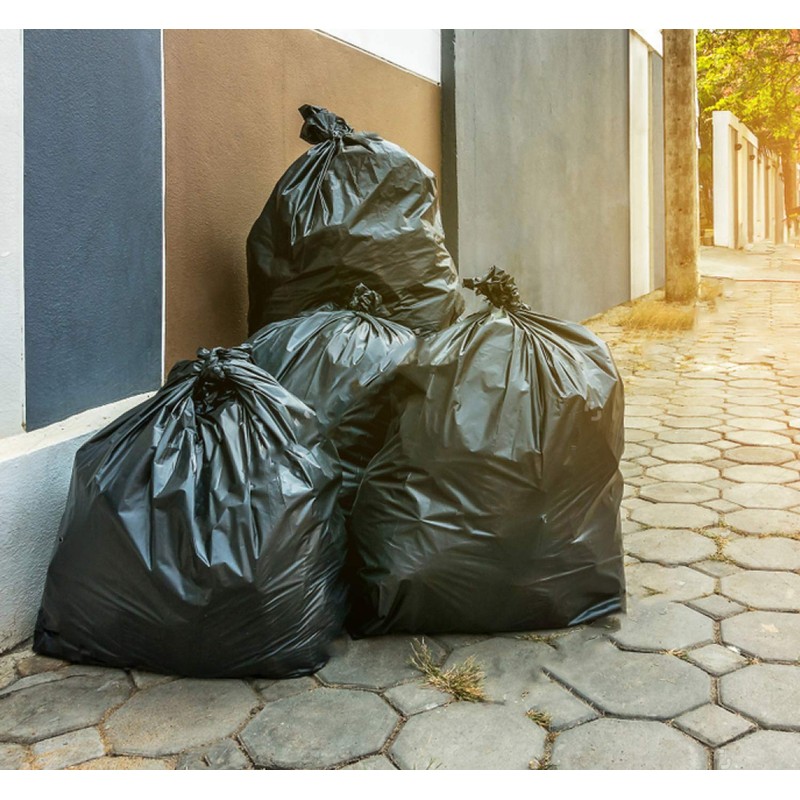 Tasker 95-96 Gallon Trash Bags Heavy Duty (Mega-Value 50/Bags w/Ties)