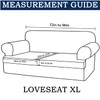 GAMUKAI 3-Piece T-Cushion Sofa Slipcover – Premium Stretch Sofa Cover