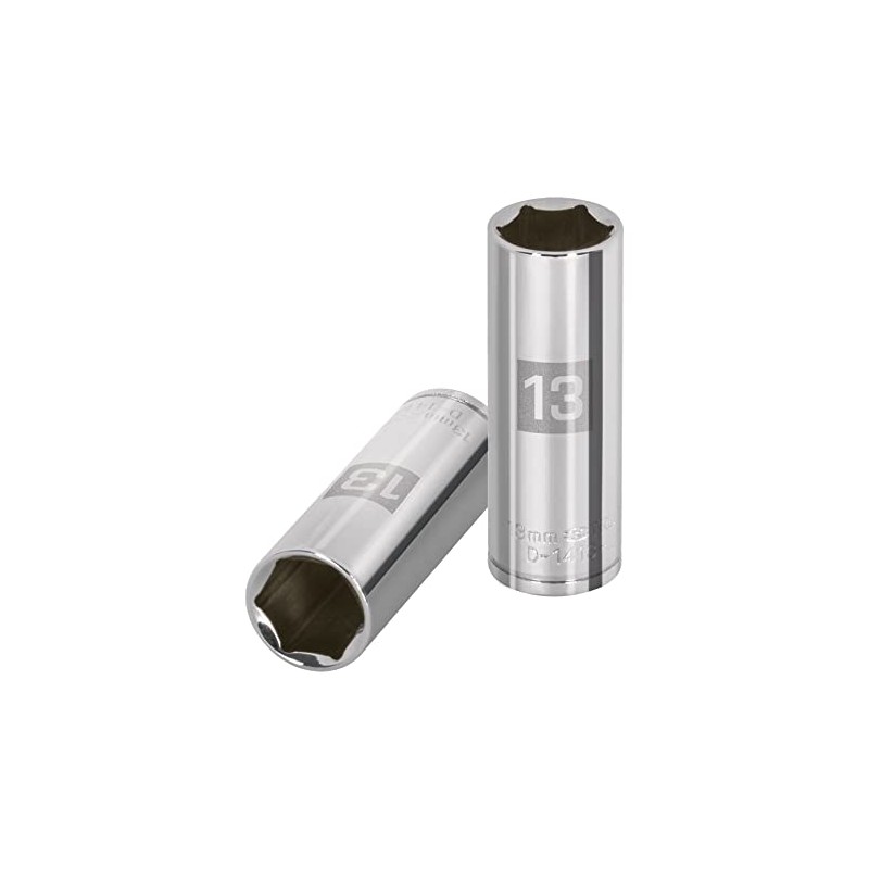 Truper D-1413-LM, Dado largo de 6 puntas mm, 13 mm,