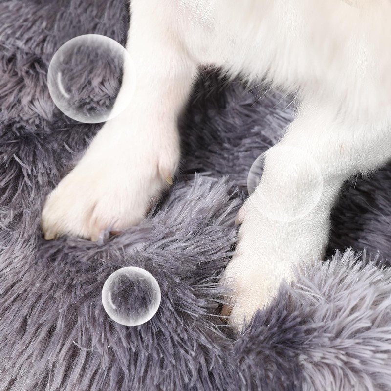 NOYAL Calming Donut Dog Bed for Small to Medium Dogs