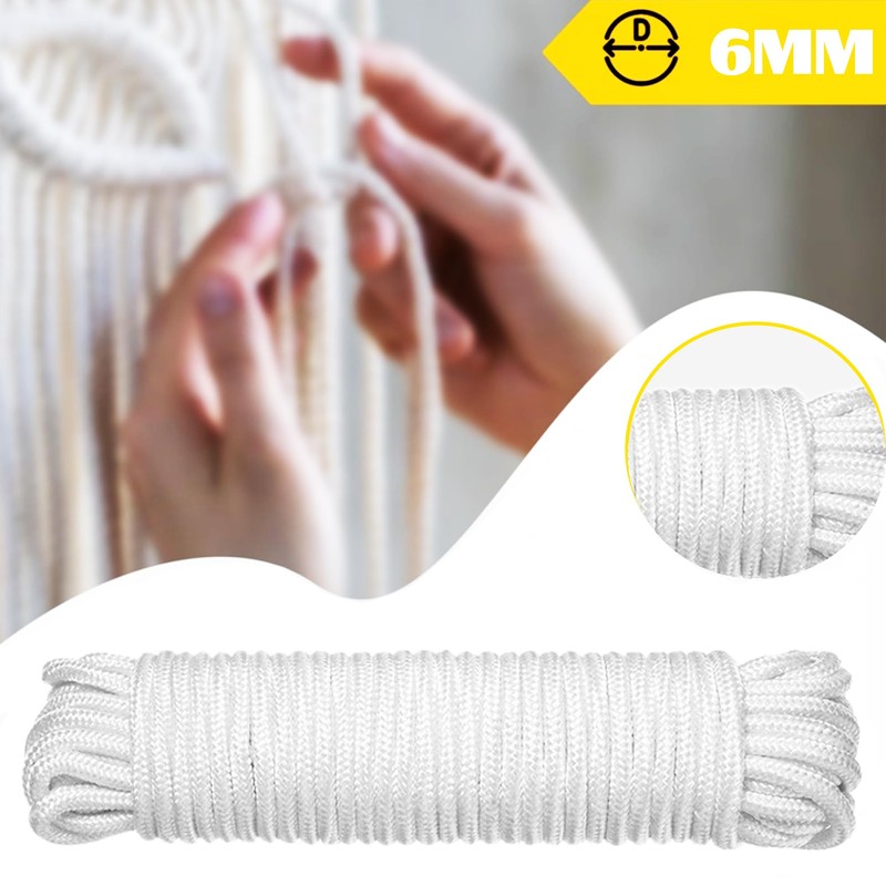 Dantolo 20 m Flagpole Accessory Ropes, Nylon Flag Rope for
