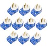Nema 5-15P 90 Degree Right Angle Plug - 10 Pack,