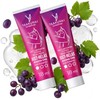 Lubricante Just Relax Yaakunaj 18g Sabor Uva 2 Piezas