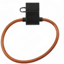 (1) True Spec 10 AWG Gauge ATC Inline Fuse Holder Fuseholder Cover & (2) Fuses (25 AMP)