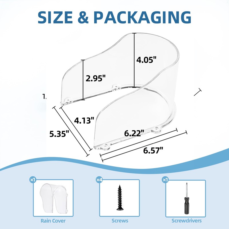 Cubierta de plástico para timbre, cubierta de timbre de puerta,