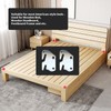 Bitray Wood Bed Plates Wood Bed Rail Hook Plates for