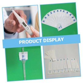 Beavorty 100pcs Probe Protectors for Digital Thermometers Thermometer Tip Covers for Cats Dogs and Rabbits Easy to Use Temperature Reading Sleeves