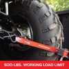 Caliber Retrax Ratchet Tie Down Strap Set 13412, Self-Retracting, 2