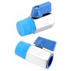 QWORK 2 Pack 1/2" NPT 316 Stainless Steel Inline Valve,