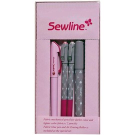 Sewline Limited Edition Gift Set Fabric Glue Pen Pencils & Air Erasing pen FAB50076
