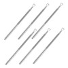 PACKOVE 6pcs Stainless Steel Nail Care Tools for Manicure Pedicure