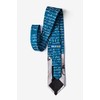 Wild Ties Blue Microfiber Tie | Lincoln Necktie