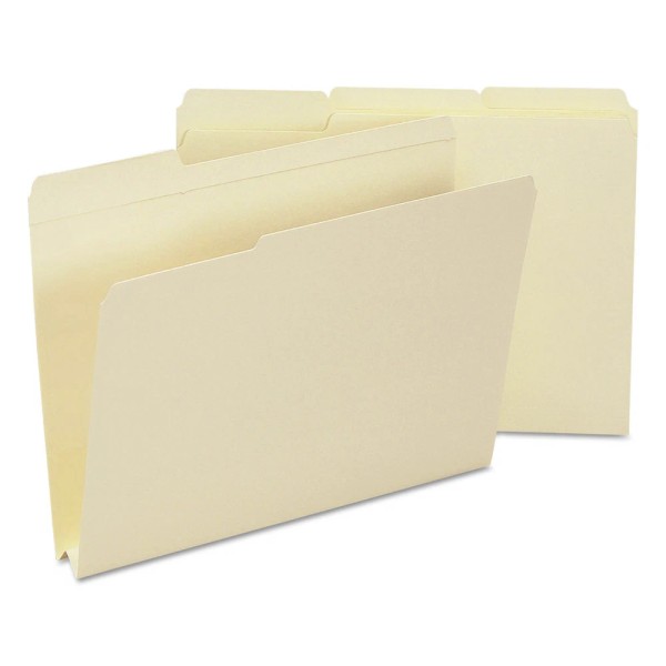 Smead 10405 Expandable Heavyweight File Folders - Letter Size/Manila (50/BX)