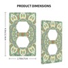 Mandala Boho Outlet Covers Wall Plate Duplex Decorative 1-Gang Electric