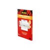 Scotch Matte Thermal Laminating Pouches, Ultra Clear with Matte Finish,