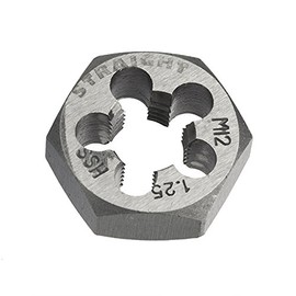 STRAIGHT 18-8122 HSS Dice M12 x 1.25