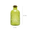 Gyaxiang 2Pcs Clear Glass Reed Diffuser Bottles with Cork Lid,Apothecary