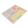Mechanical Keyboard Keycaps 124 Keys PBT Dye Sublimation Vivid Colors