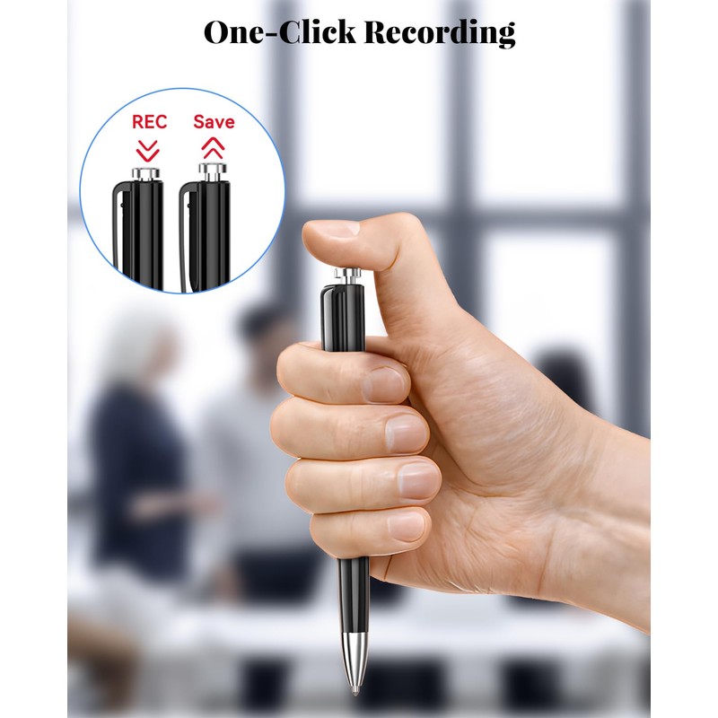 Digital Voice Recorder 63GB, Ponovo Portable Recording Device with Voice