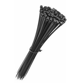 Kippen 9015EK Pack of 50 Black Cable Ties for Wiring Harness 300 x 4.8 mm