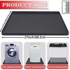Washer Drain Pan 27×27inch Silicone Mat, Multi-function Non Slip Washer