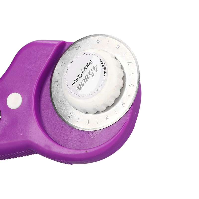 6pcs Purple Rotary Contour Cutter Set DIY Fabric Cutter Tools