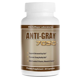 Anti-Gray Hair 7050 Helps Restore Natural Hair Color 60 Capsules Per Bottle 5 Bottles