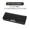 Kutsuwa CB302BK Pencil Case, Synthetic Leather, 1 Door, Black