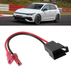 ECSiNG 4Pcs 2Pin Car Speaker Adaptor Wire SAC-41005 Compatible with VW Compatible with Skoda