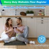 Flowild 5 Pack Floor Register 4X10 Inches, Heavy Duty Walkable