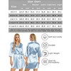 Leikar Bathrobe For Women Silk Kimono Robe Bridesmaid Pajamas Satin