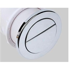 Housler® Chrome Pneumatic Toilet Cistern Tank Dual Push Button