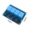 Yetaida 4 Channel DC 12V Relay Module with Optocoupler Control