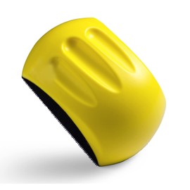 S SATC Hand Sanding Block 5 Inch Hook and Loop Sanding Block 1 Pack Mouse Sanding Block for Woodworking Furniture Restoration Automotive Body Arts Crafts