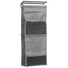Merangue Hanging Fabric Locker Shelf with Pockets, Color May Vary