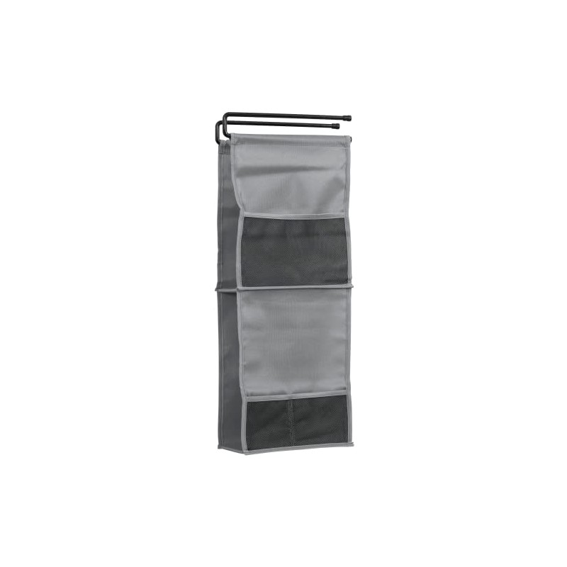 Merangue Hanging Fabric Locker Shelf with Pockets, Color May Vary