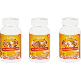 21st Century Psyllium Fiber Capsules 160ct (3 Pack)