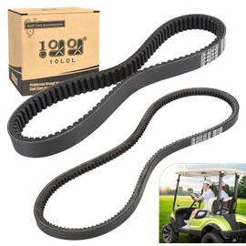 10L0L Starter Generator & Drive Belt Kit for Yamaha G2, G5, G8, G9, G11, G14, G16, G22, 2012-up G29 Gas Golf Cart, Replace OEM J55-G6241-00 J55-H1173-00 JN6-H1173-00